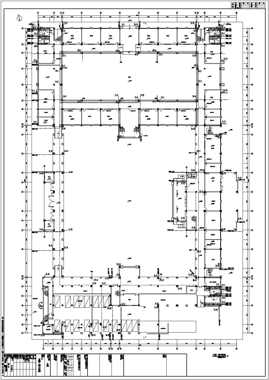 23936平方米小学平面给排水设计图