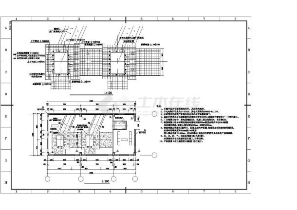 一套小型水电站厂房CAD施工图纸-图一