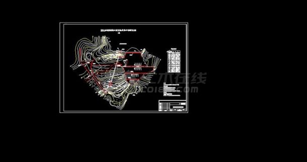 小水库总平面图-图一