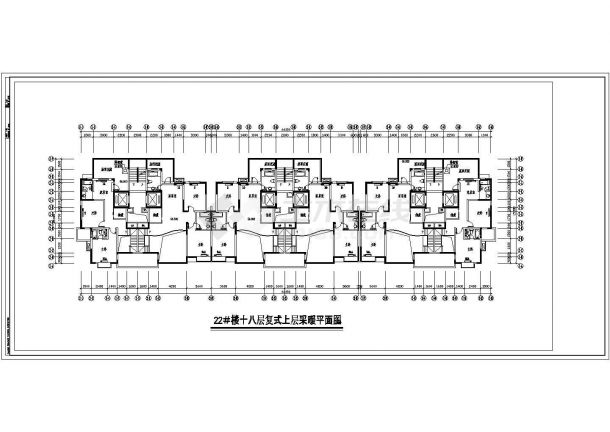 高层住宅采暖通风施工图-图二