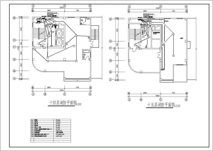 某高层集团综合楼电气施工CAD图_图1