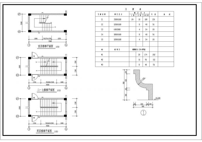 某安置楼建筑CAD设计施工图纸全套_图1