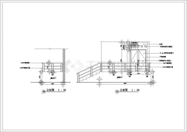 某地区KTV包房装修设计施工CAD图-图二
