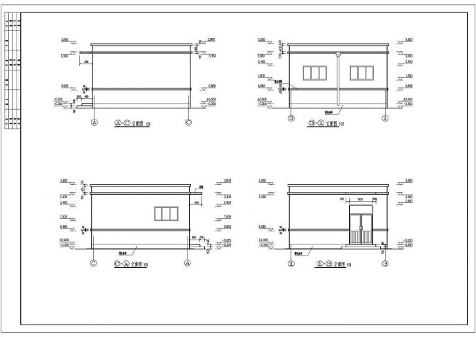 某地区公厕单层建筑结构设计施工图纸_图1