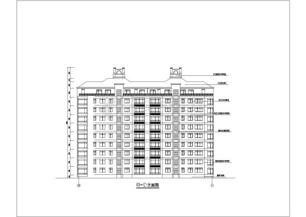 9层阁楼2单元每单元2户住宅楼设计图纸-图一
