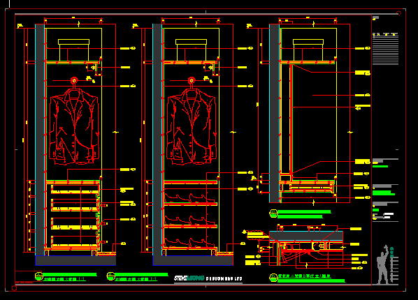 梁志天大师上海设计CAD施工图
