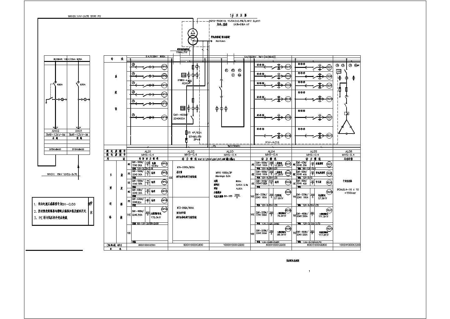 办公楼建筑详细电气设计CAD图纸