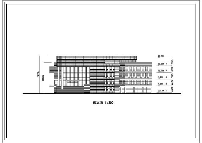 某地五层大型图书馆建筑施工方案图_图1