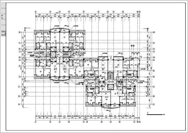 12层小户型高层住宅楼建筑设计图-图二