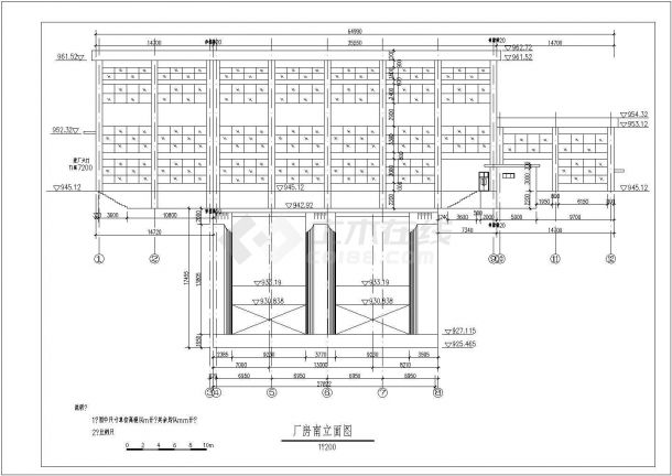 2&times;25MW水电站厂房结构布置图-图一
