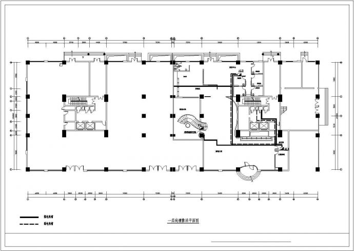 某会所建筑电气设计CAD平面图纸_图1