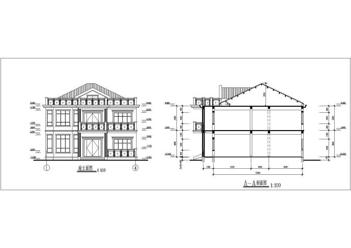 某地二层329平方米自建民房建筑施工图_图1