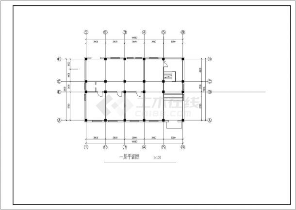 大型办公楼建筑电气设计方案施工图-图一