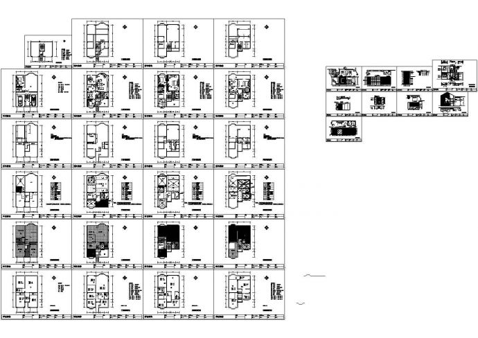 【广通】某地一套新中式别墅设计施工图_图1