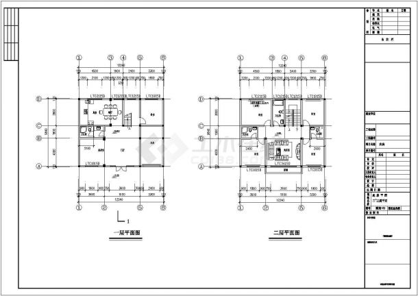 三层327平方米农房建筑设计施工图-图二