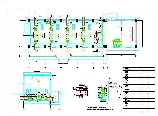 中型循环水泵房结构施工图_图1