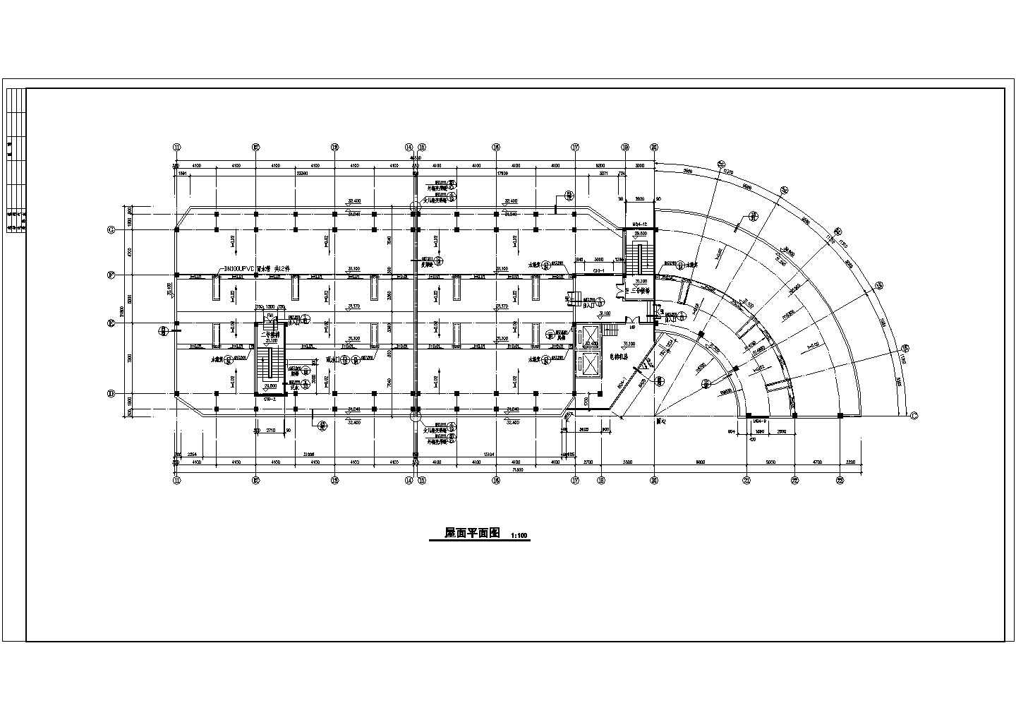 某地区翡翠山湖酒店施工设计CAD图