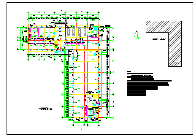 某七层综合楼建筑cad设计施工图_图1