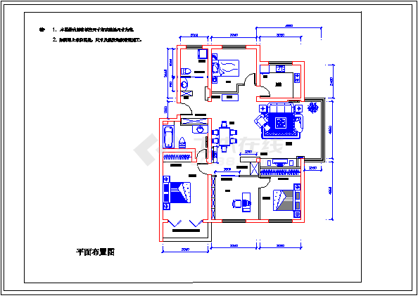 室内设计实例图库CAD-图一