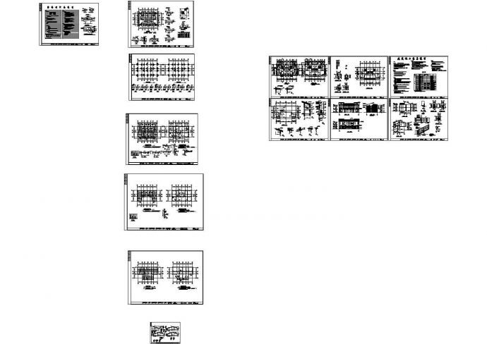 农村别墅建筑设计方案图（建筑cad图纸）_图1