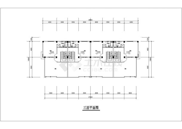 小区现代风格别墅建筑设计施工图纸（含效果图）-图二