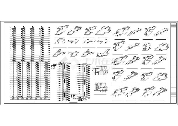 33层住宅分户采暖通风设计图-图二