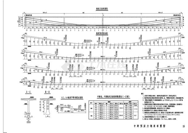 【贵州】某预应力混凝土预制桥梁设计方案图纸-图二