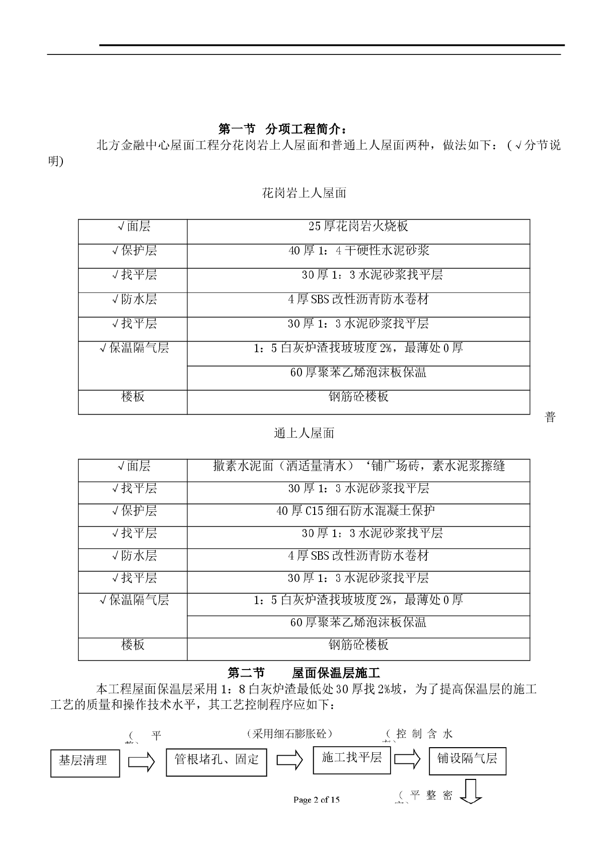 某地金融中心屋面工程施工组织设计方案-图二