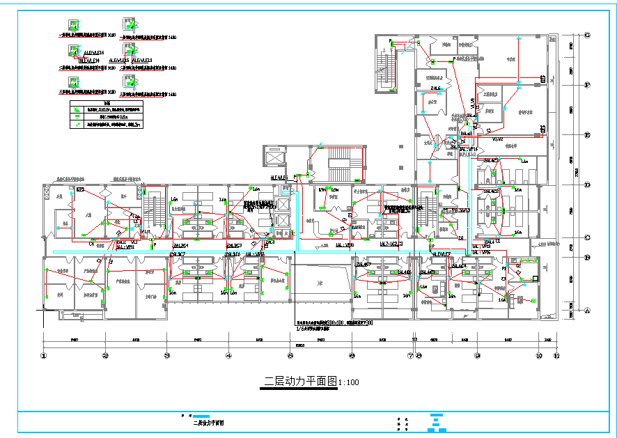 某一级医院改造工程电气设计施工图纸