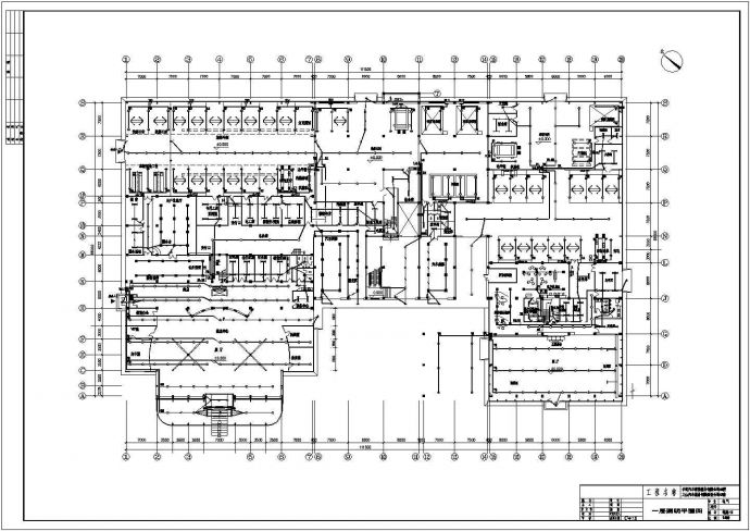 某局部4层的汽车4S店电气设计施工图_图1