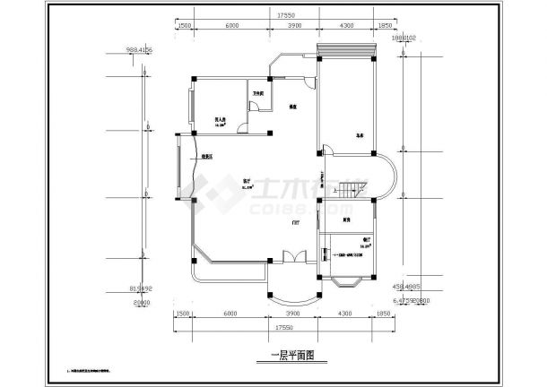 某地区别墅MRV空调cad施工设计方案图纸-图一