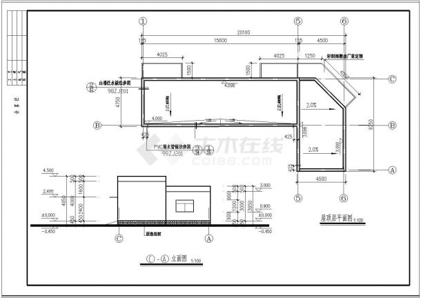 配电房建筑施工节点详图（共5张）-图二