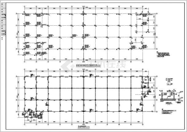 某地5层框架结构厂房方案设计图纸-图二