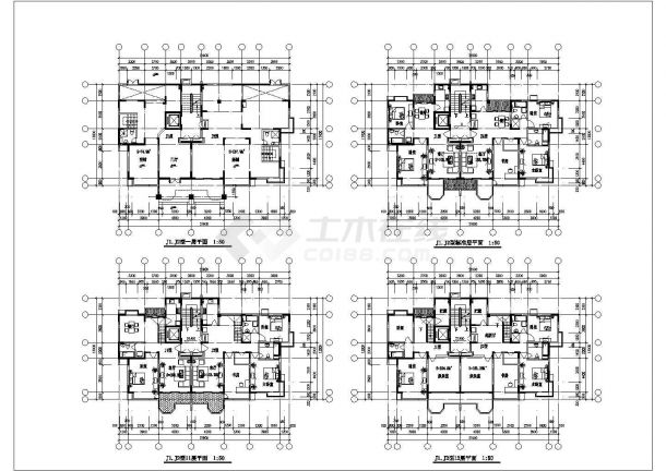 四川省某地区31个住宅CAD户型图-图一