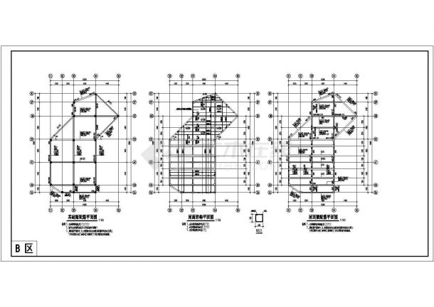 安徽某主题公园附属工程结构设计施工图-图一