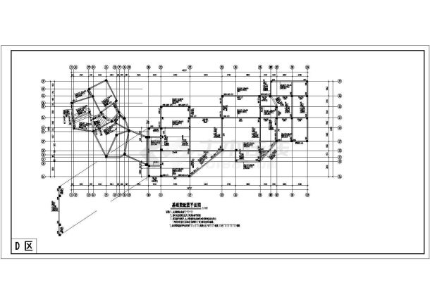 安徽某主题公园附属工程结构设计施工图-图二