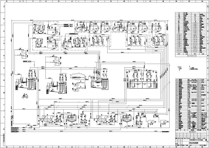 某公司设计电厂化学废水处理工艺流程图_图1