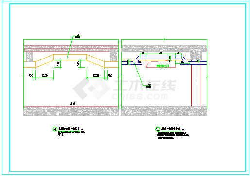 地下室综合管线设计图-图二