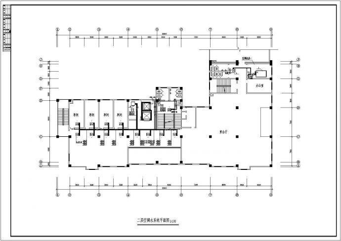某办公楼全套中央空调CAD设计图_图1