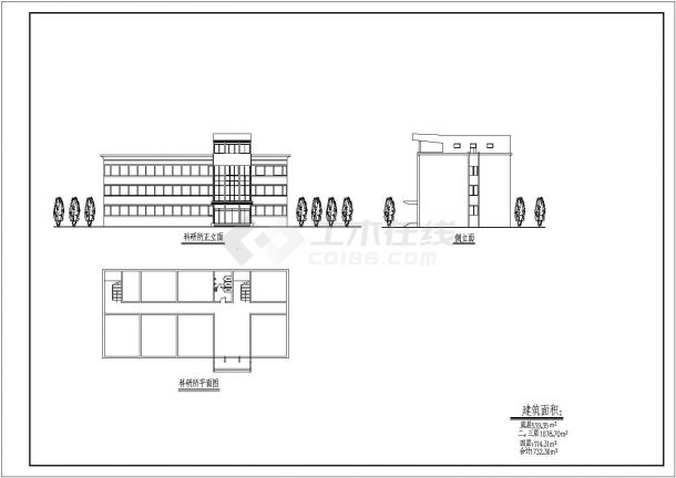 四川省某城市工厂的初步设计CAD方案-图二
