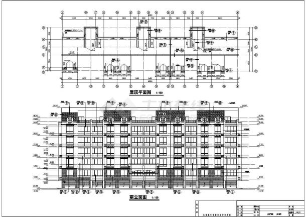 某地六层砖混结构住宅建筑设计施工图-图二