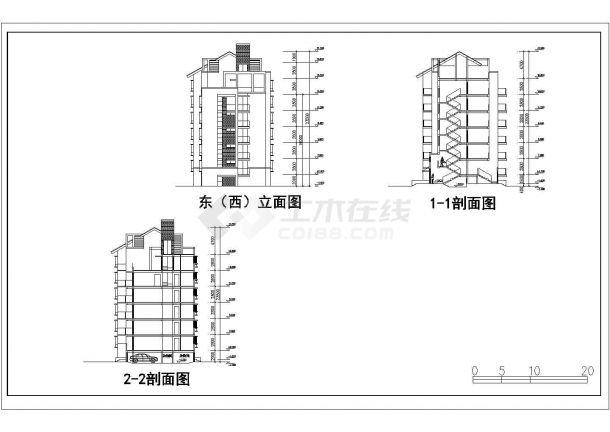 某地七层新建住宅小区建筑施工方案-图二