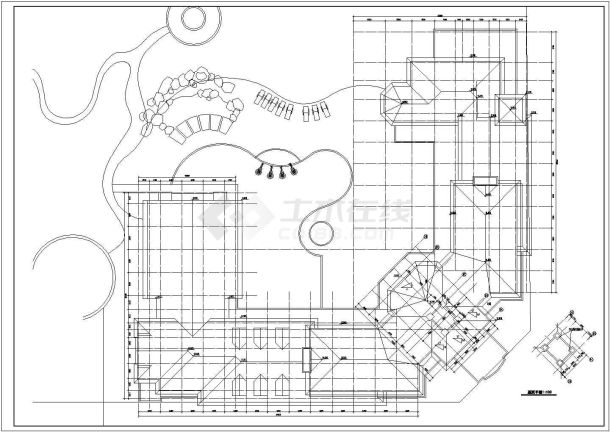 四川省某城市绿城公寓平面建筑施工图-图二