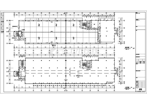 浙江省某城市五层工艺厂厂房建施设计图-图二