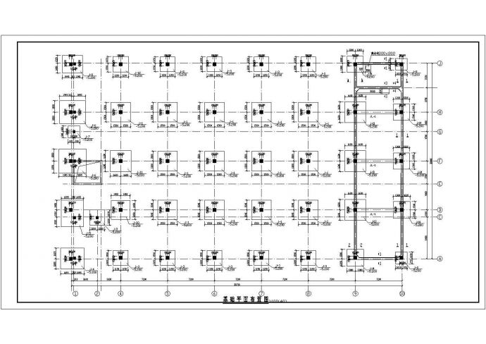 某3+1层框架结构厂房设计施工图_图1