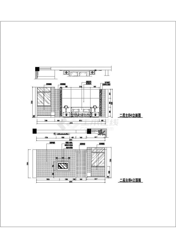 某地区五层别墅设计规划施工图（含效果图）-图二