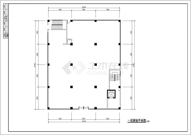 某地区家纺城装修施工CAD设计图纸-图二