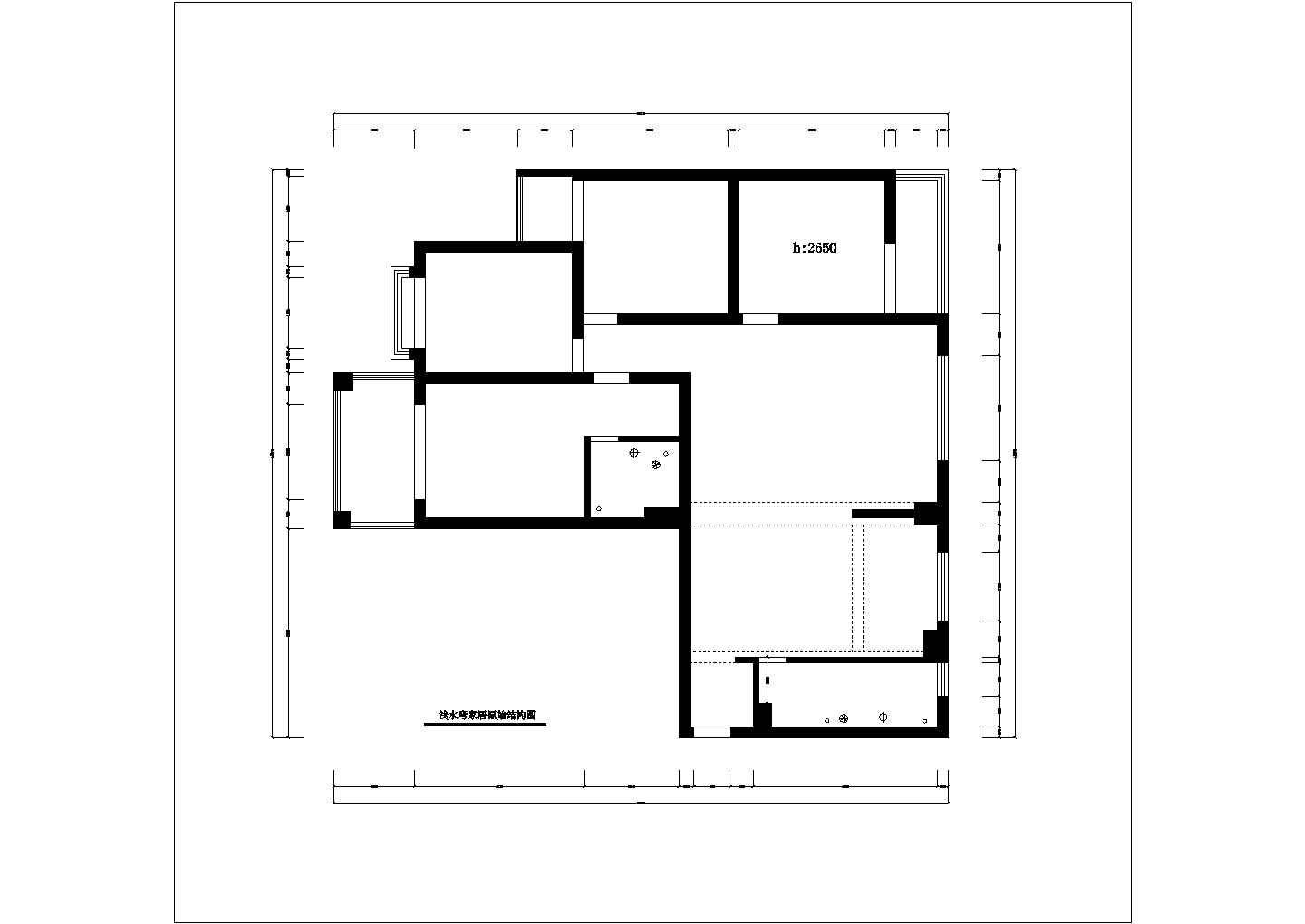 某地区家居装饰施工CAD设计图纸