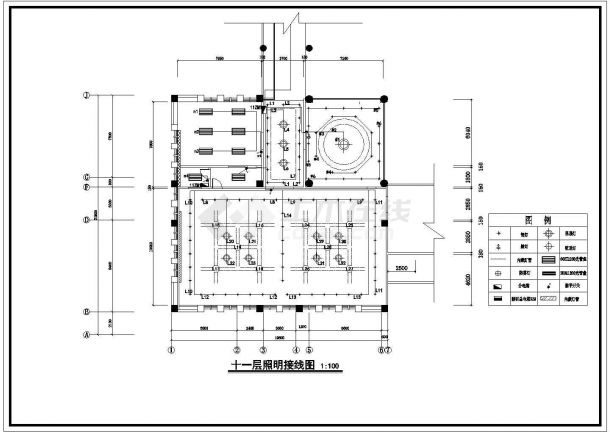 某地区多层大学行政楼建筑电气施工图-图一