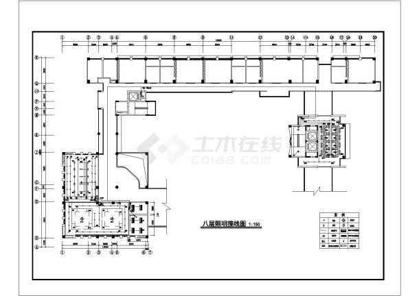 某地区多层大学行政楼建筑电气施工图-图二